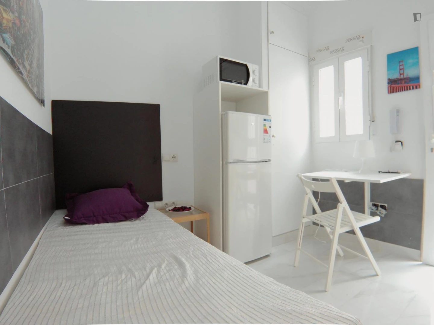 Room for rent with double bed madrid