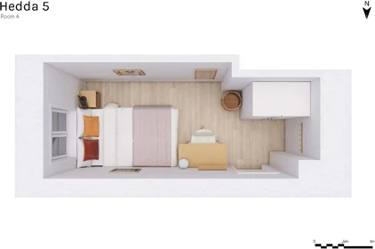 Chambre privée à Grünerløkka, Oslo, Norway, image 6 de 17
