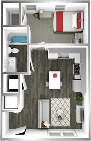 Apartamento moderno y luminoso en Bloomington