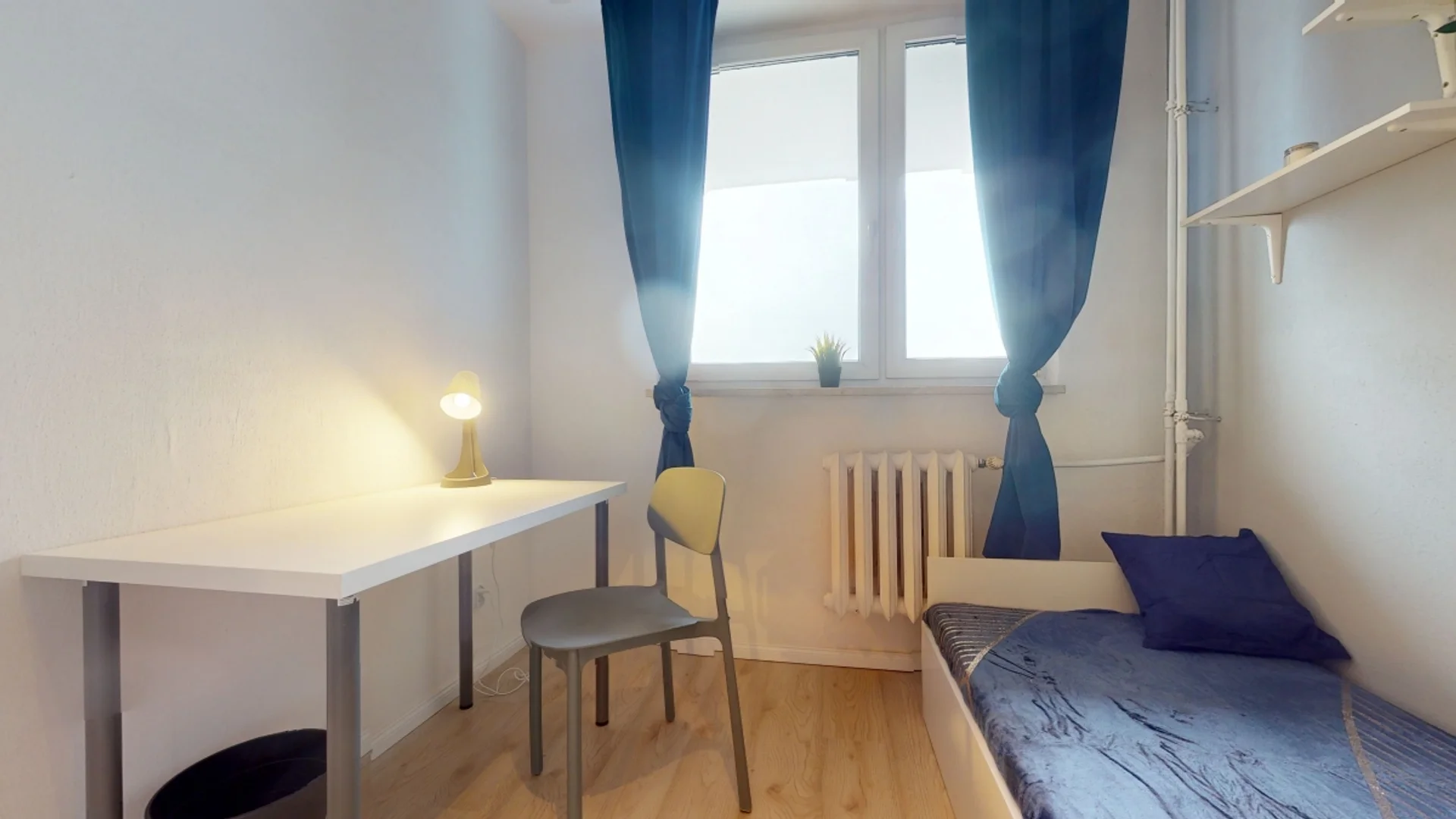Functional student room perfect for studying in 
