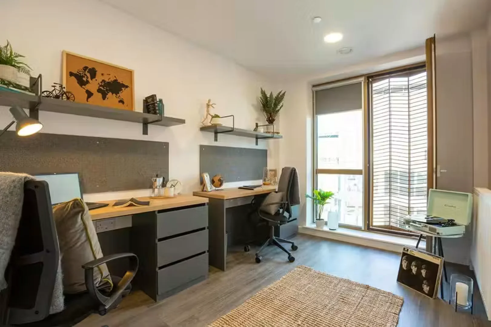 Chambre d'étudiant confortable et spacieuse dans