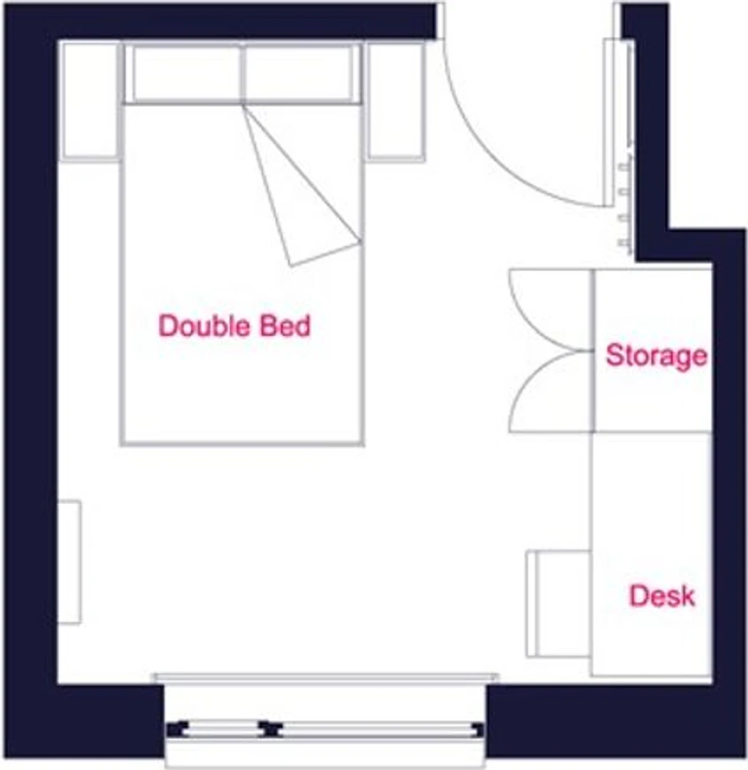 Chambre à louer dans un appartement en colocation à Cambridge