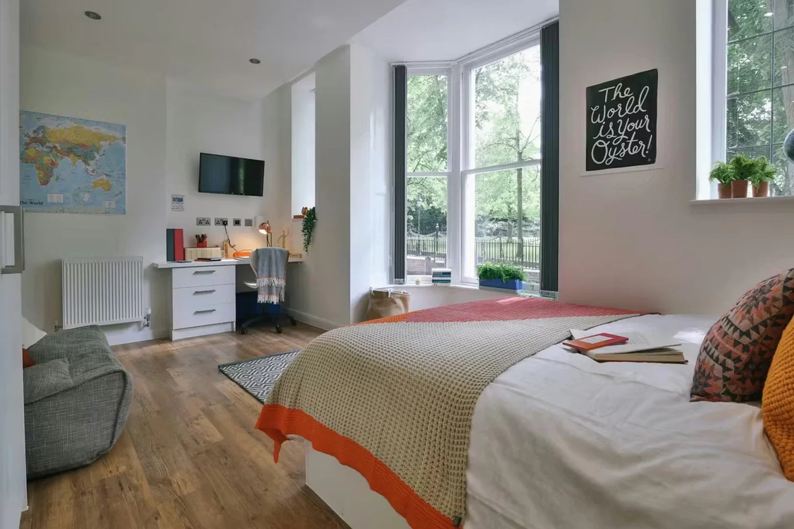 Quarto acolhedor para estudantes disponível em 