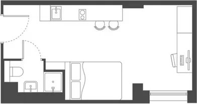 Stanza privata in 10 Moland St, Birmingham B4 7AU, United Kingdom, immagine 14 di 21