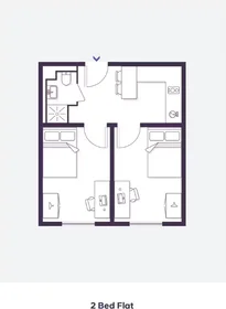 Stanza privata in 10 Moland St, Birmingham B4 7AU, United Kingdom, immagine 15 di 21
