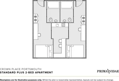 Habitación privada en 1-6 St Andrew's Pl, Cardiff CF10 3BE, United Kingdom, imagen 33 de 48