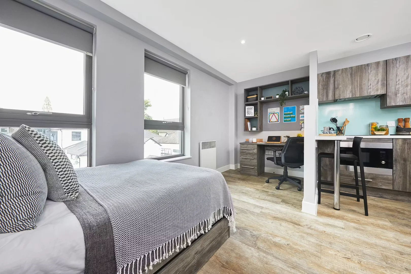 Habitación en apartamento estudiantil en alquiler en , completamente amueblado