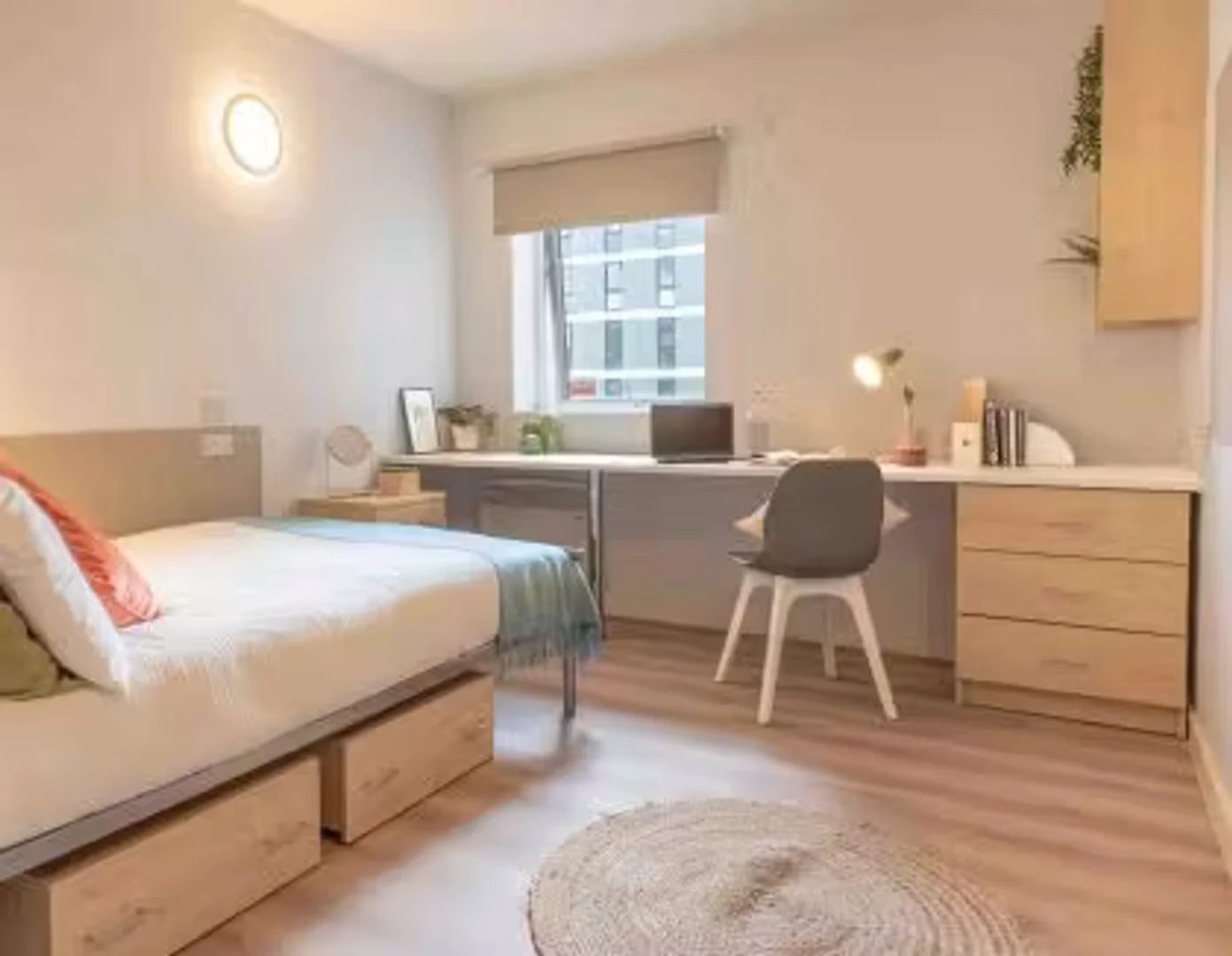 Comfortable and spacious student room in 