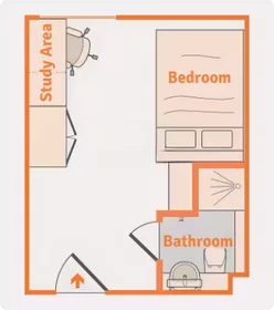Privatzimmer in der St Leonard's Gate,  Lancaster,  LA1 1NN, bild 25 von 29