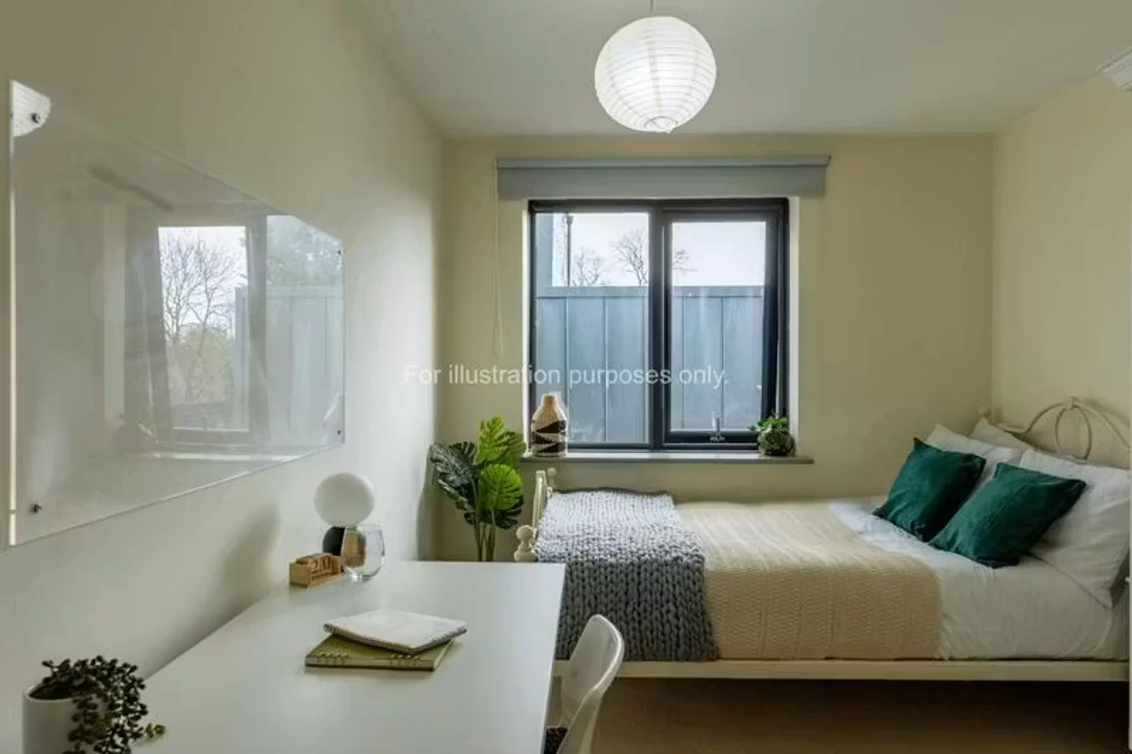 Chambre d'étudiant confortable et spacieuse dans 