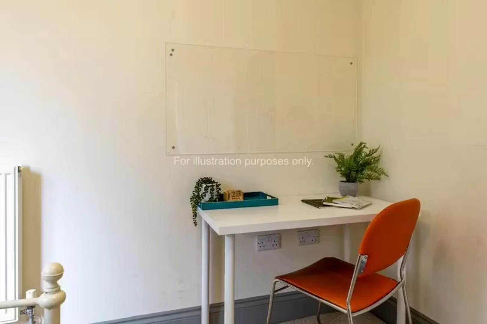 Chambre conviviale pour les étudiants dans  avec des équipements modernes