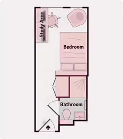 Quarto privado em Cumberland Place, 14 Cumberland Place, Southampton, SO15 2BG, imagem 21 de 29