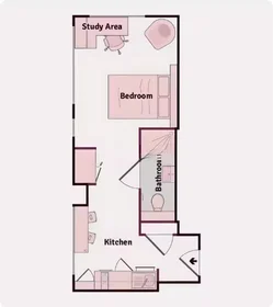 Quarto privado em Cumberland Place, 14 Cumberland Place, Southampton, SO15 2BG, imagem 27 de 29