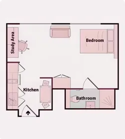 Quarto privado em Cumberland Place, 14 Cumberland Place, Southampton, SO15 2BG, imagem 28 de 29