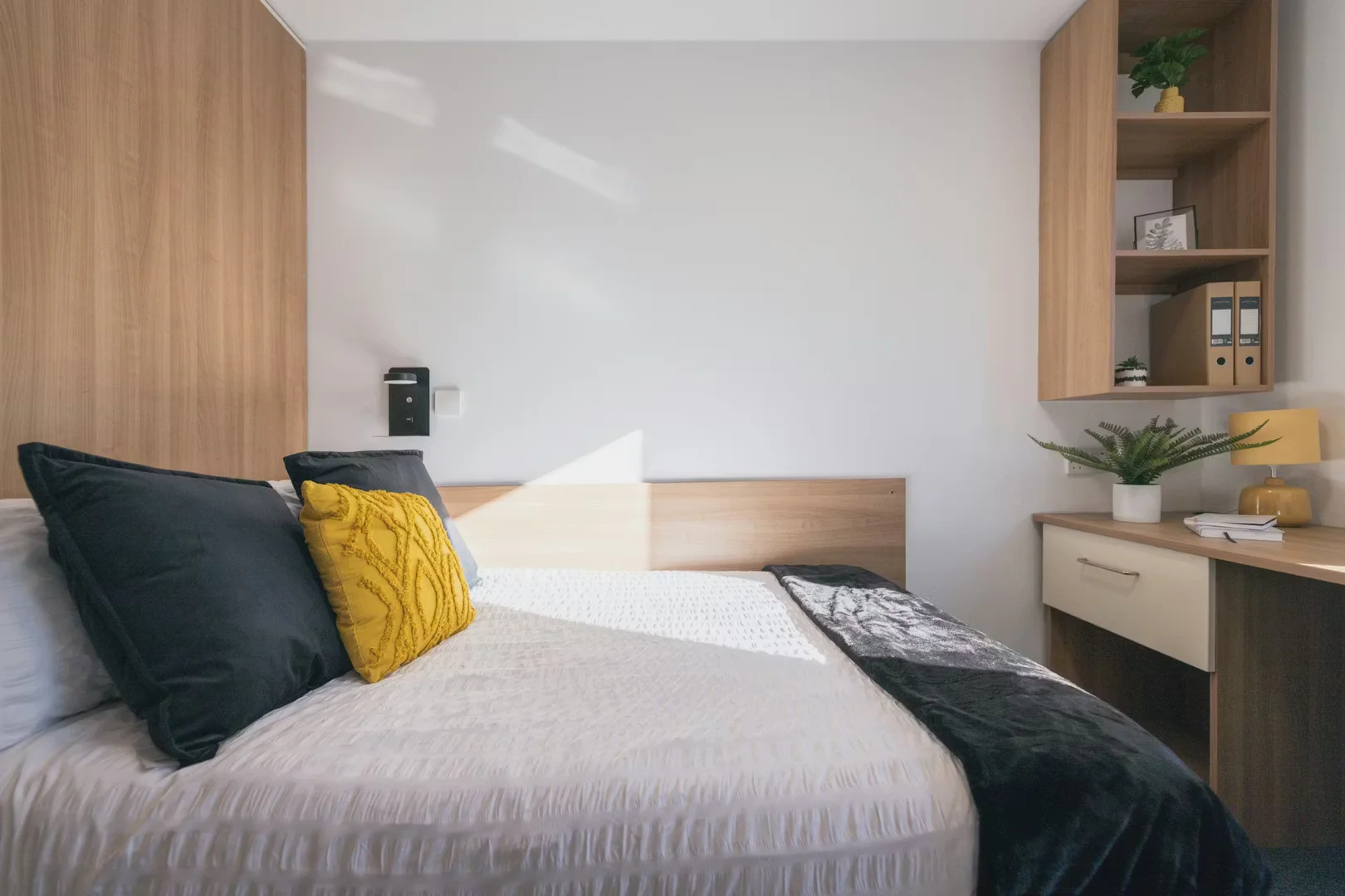 Quarto de estudante funcional perfeito para estudar em