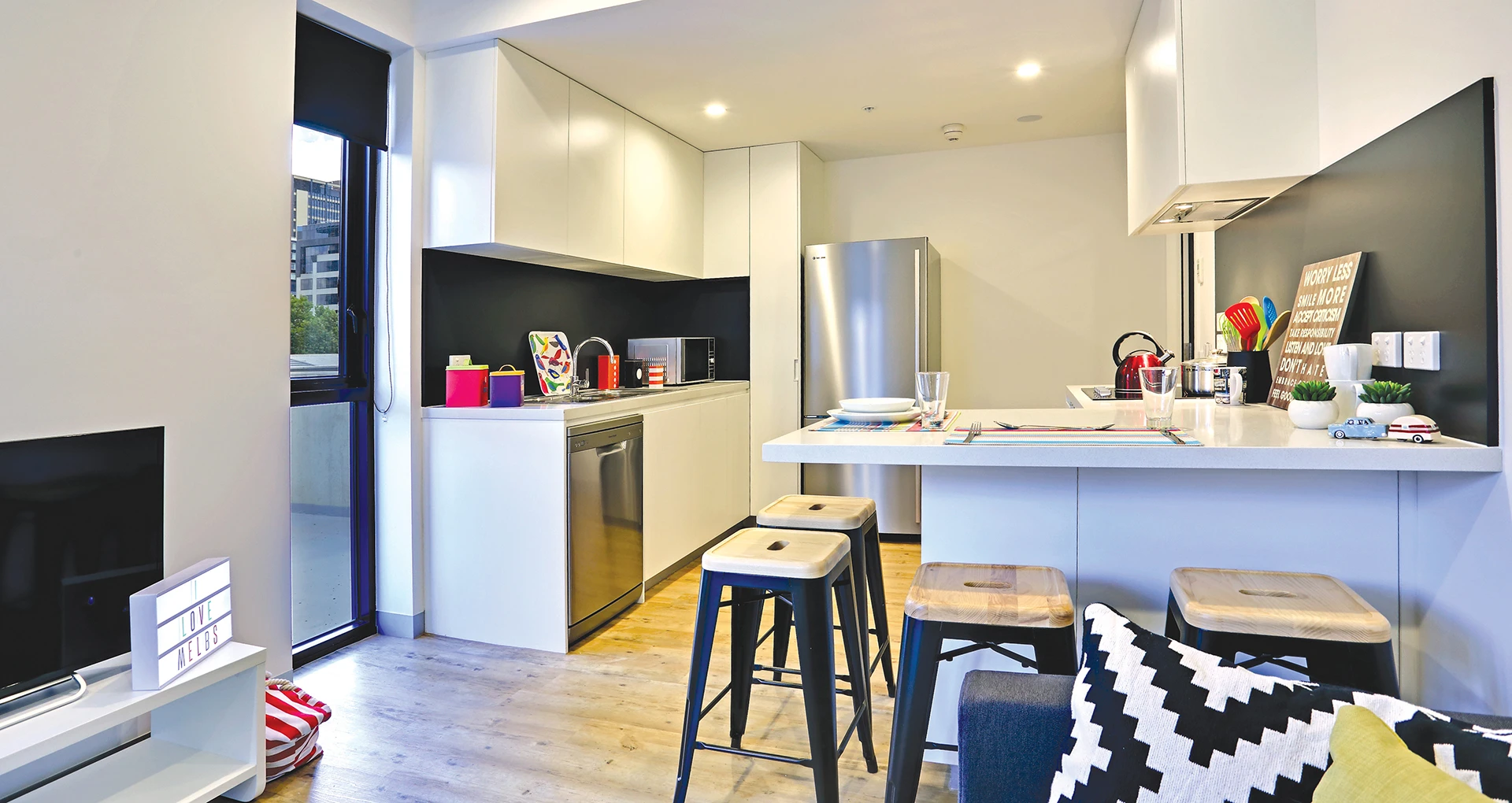 Luminosa stanza condivisa in affitto a Melbourne