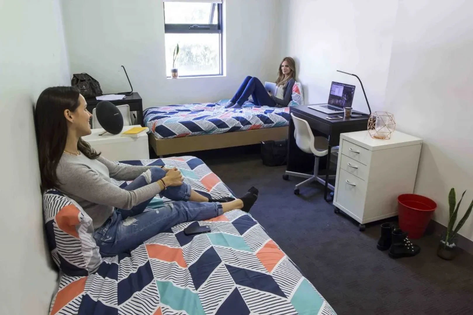 Melbourne de başka bir öğrenci ile paylaşılan oda