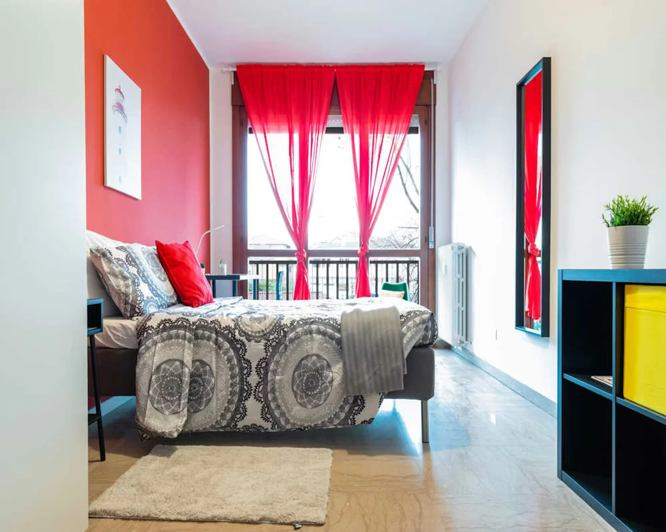 Quarto amigo do estudante em  com comodidades modernas