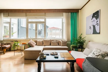 Quarto para alugar num apartamento partilhado em Istambul