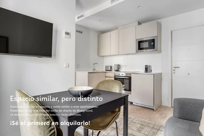 Very bright studio for rent in Madrid