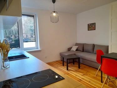 Apartamento totalmente mobilado em Katowice