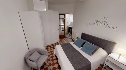 Helles Privatzimmer in lyon
