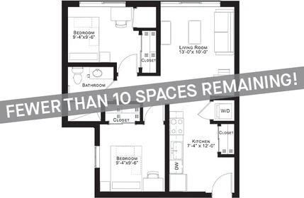 Alojamiento con 3 habitaciones en Lansing