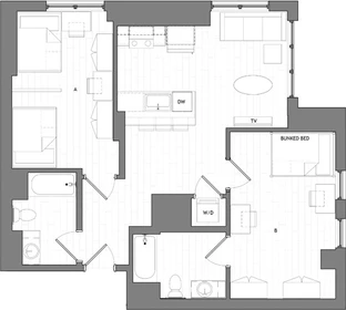 Alojamiento con 3 habitaciones en Berkeley