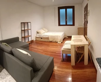 Alojamiento con 3 habitaciones en San Sebastián