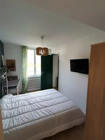 Quarto para alugar com cama de casal em Troyes