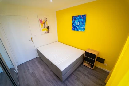 Room for rent with double bed Villeurbanne