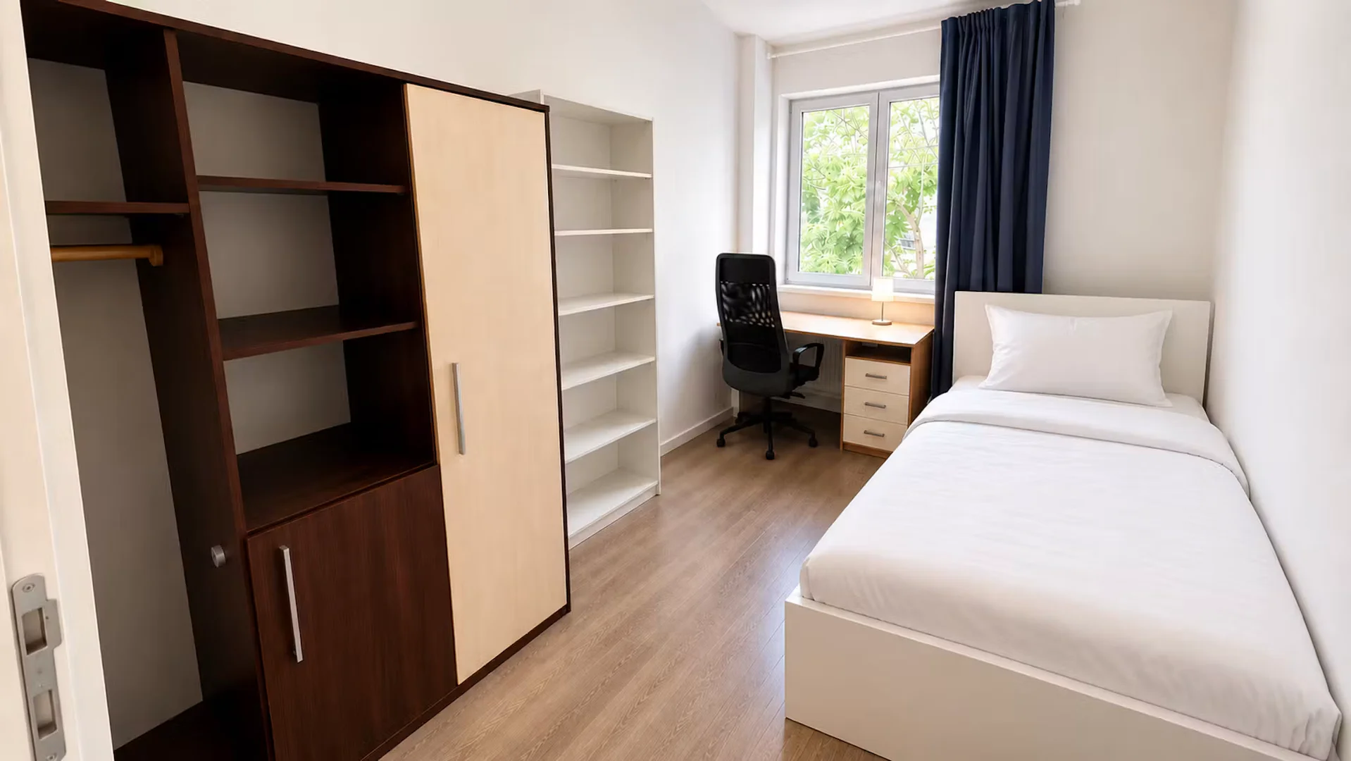 Quarto de estudante funcional perfeito para estudar em