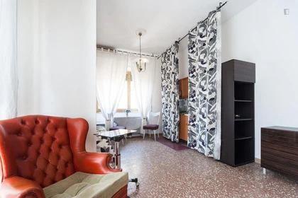 Very bright studio for rent in roma