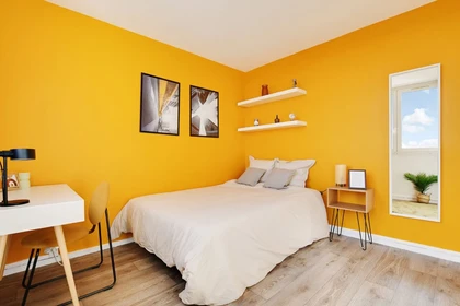 Quarto para alugar num apartamento partilhado em Paris