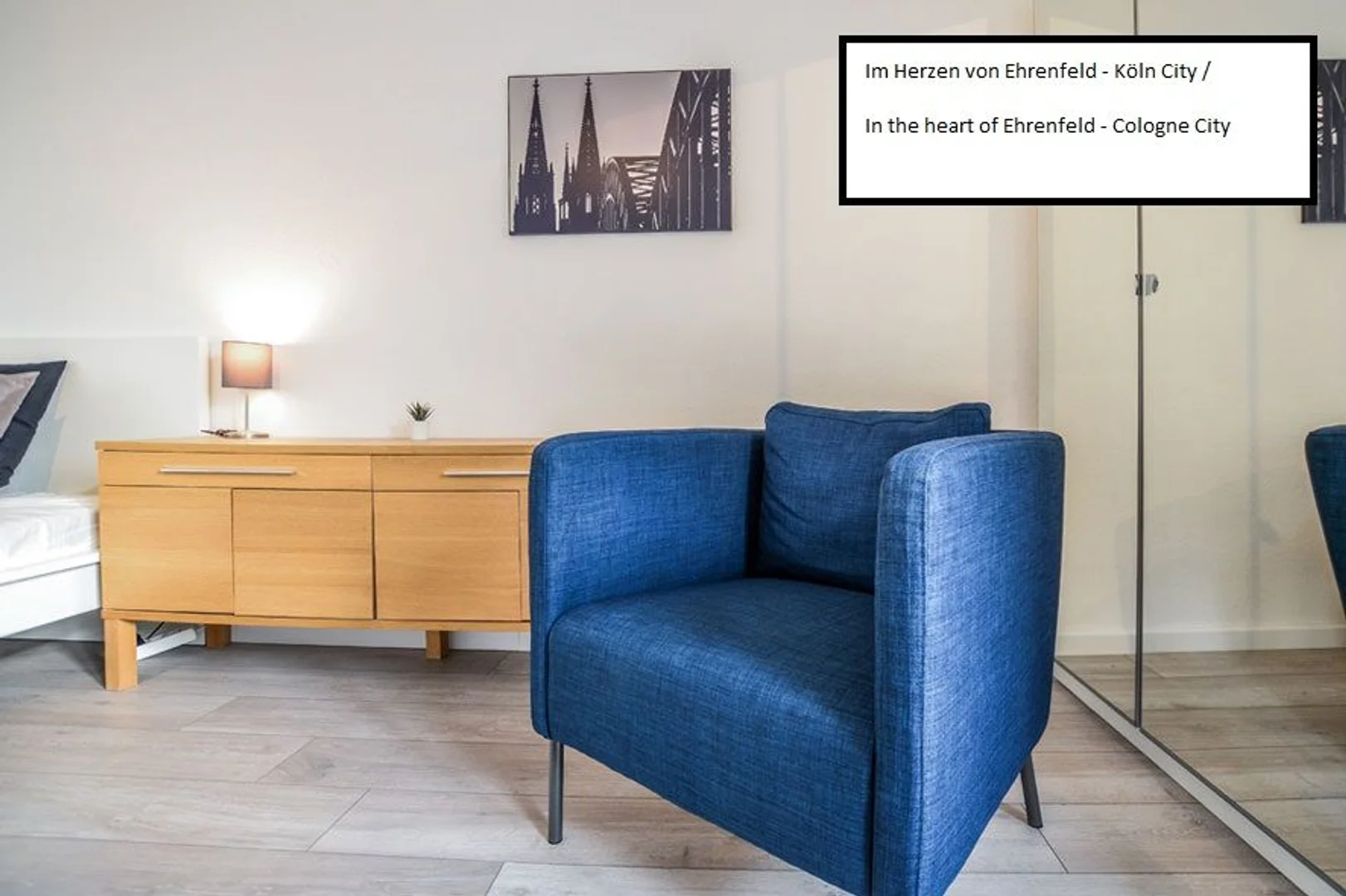 Helles und luftiges Studentenzimmer mit einfachem Zugang zur Universität in