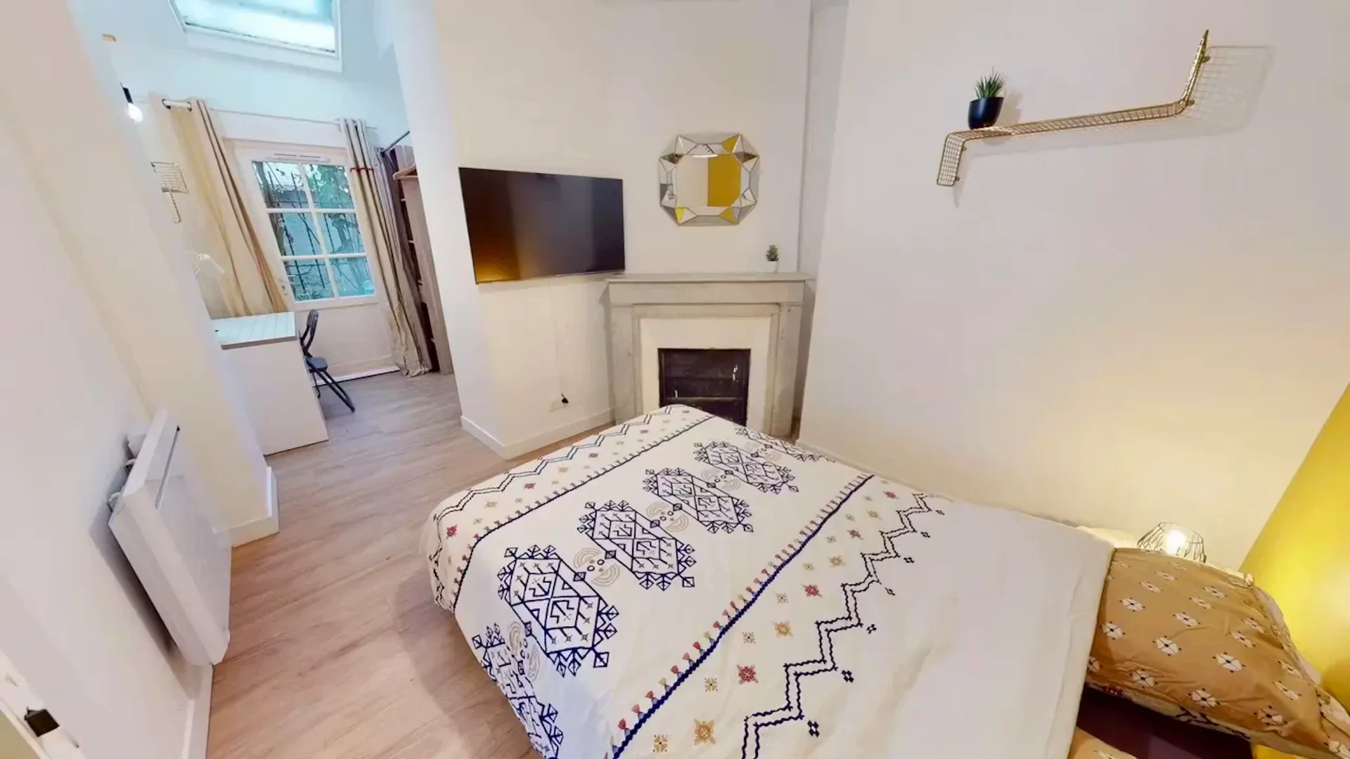 Habitación acogedora para estudiantes disponible en 
