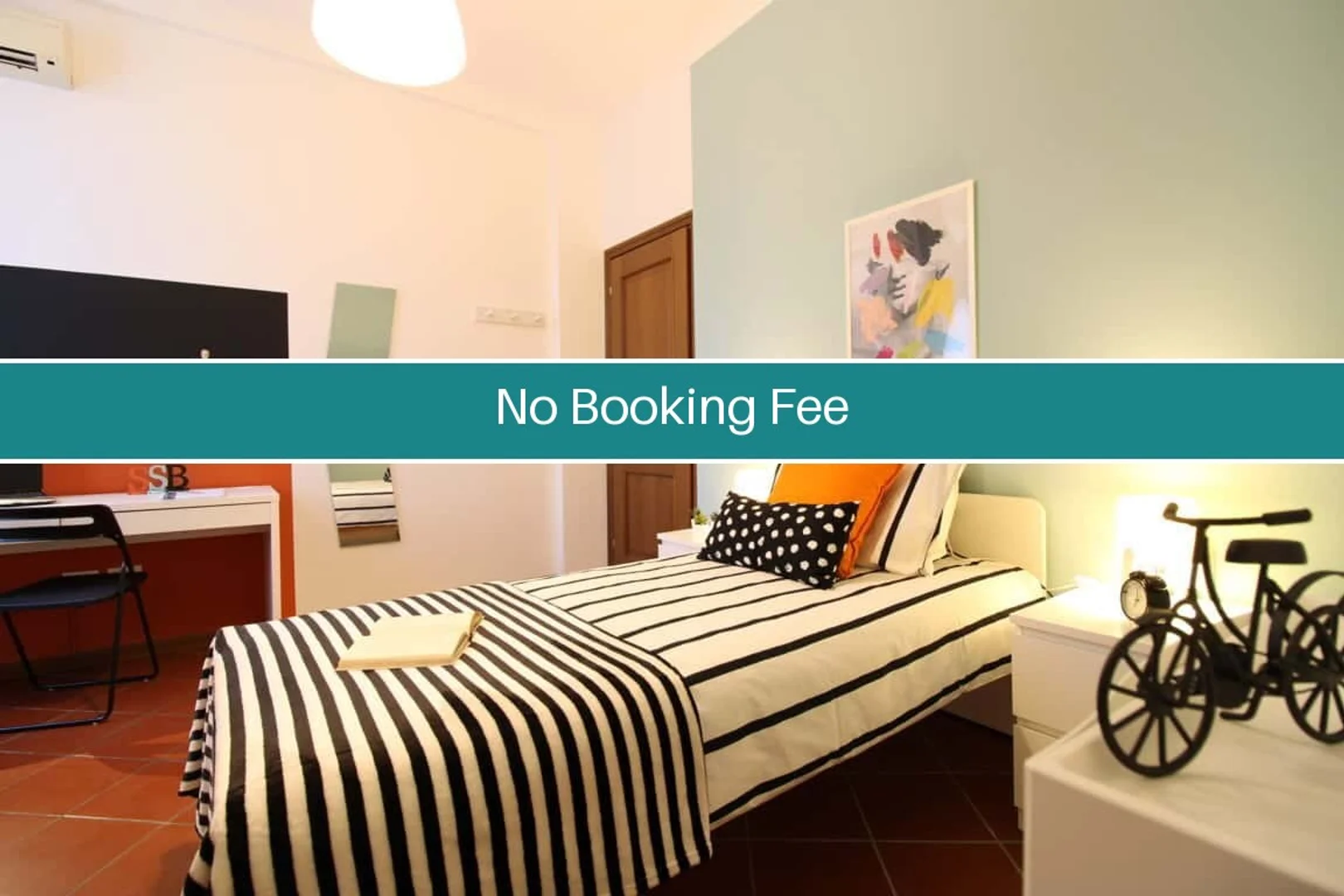 Chambre confortable pour étudiants disponible dans 