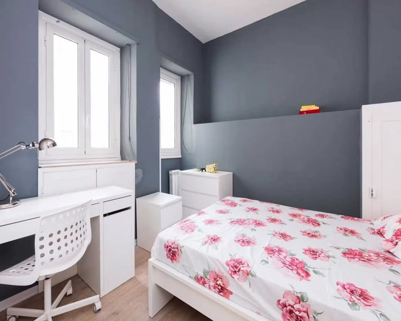 'de modern olanaklara sahip öğrenci dostu oda