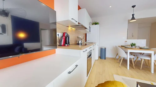 Habitación privada en 13 Bd Valbenoite, 42100 Saint-Étienne, France, imagen 15 de 30