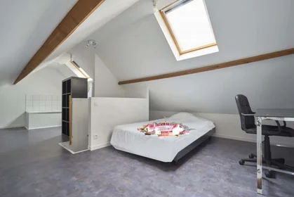 Chambre privée à 214 Rue du Général Leclerc, 59790 Ronchin, France, image 1 de 10