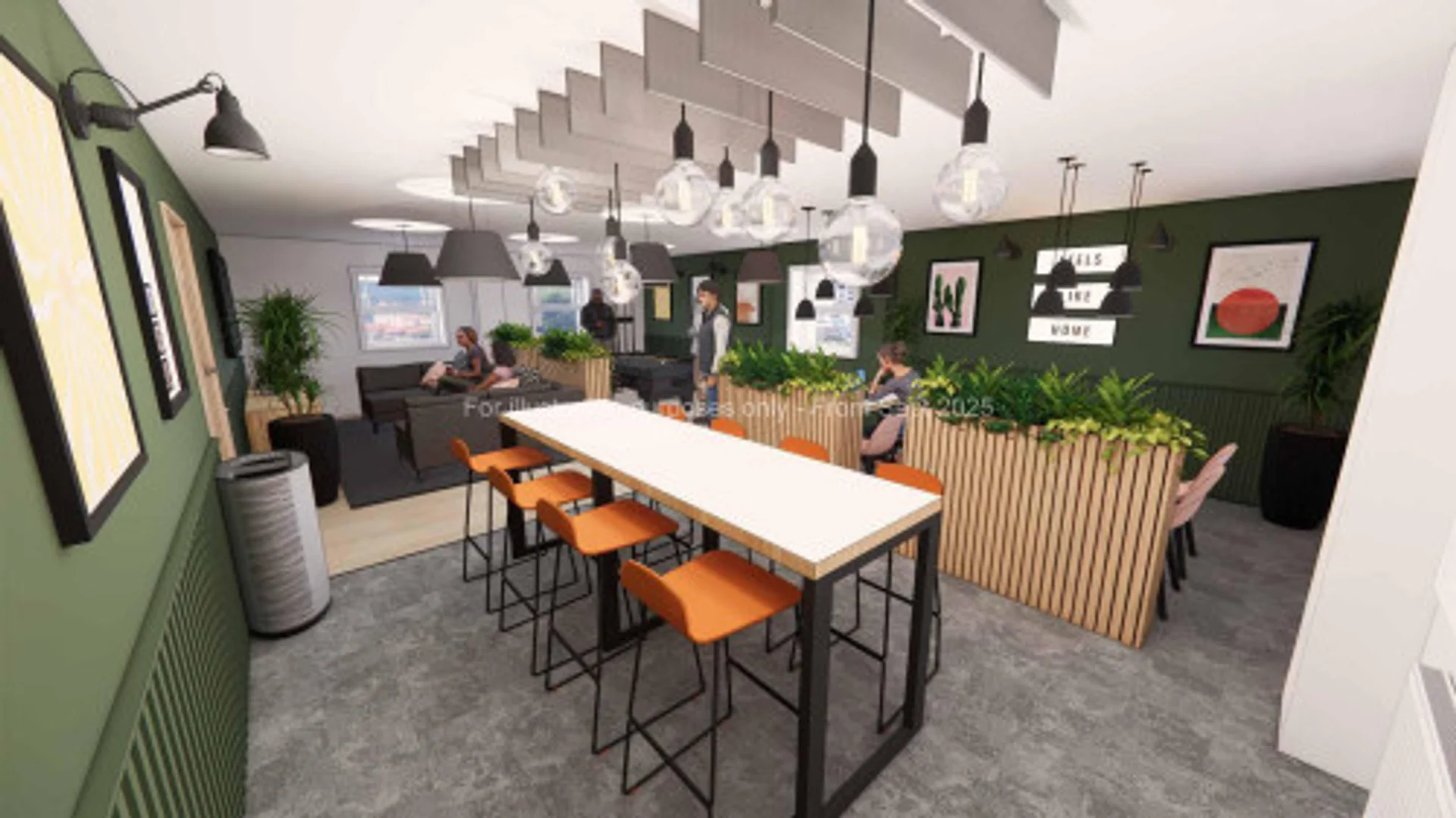 Functional student room perfect for studying in 