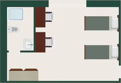Habitación compartida en Via Tancredi da Pentima, , imagen 5 de 5