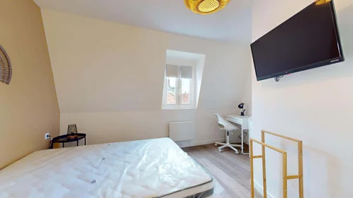 Private room at 38 Rue Gantois, 59000 Lille, France, image 4 of 25