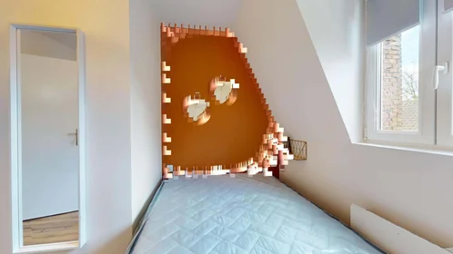 Private room at 38 Rue Gantois, 59000 Lille, France, image 7 of 24