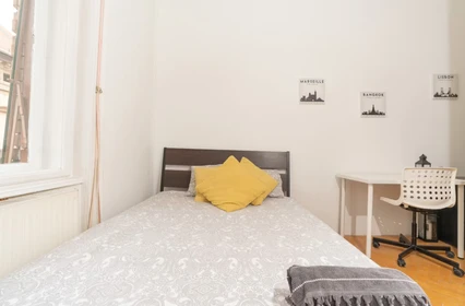 Habitación en alquiler con cama doble Budapest