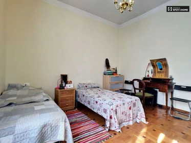 Firenze de çift kişilik yataklı kiralık oda