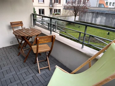 Room for rent with double bed Boulogne-billancourt