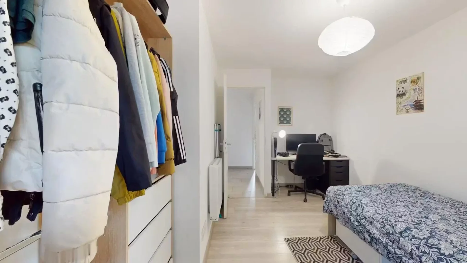 Habitación para estudiantes en  con modernas comodidades