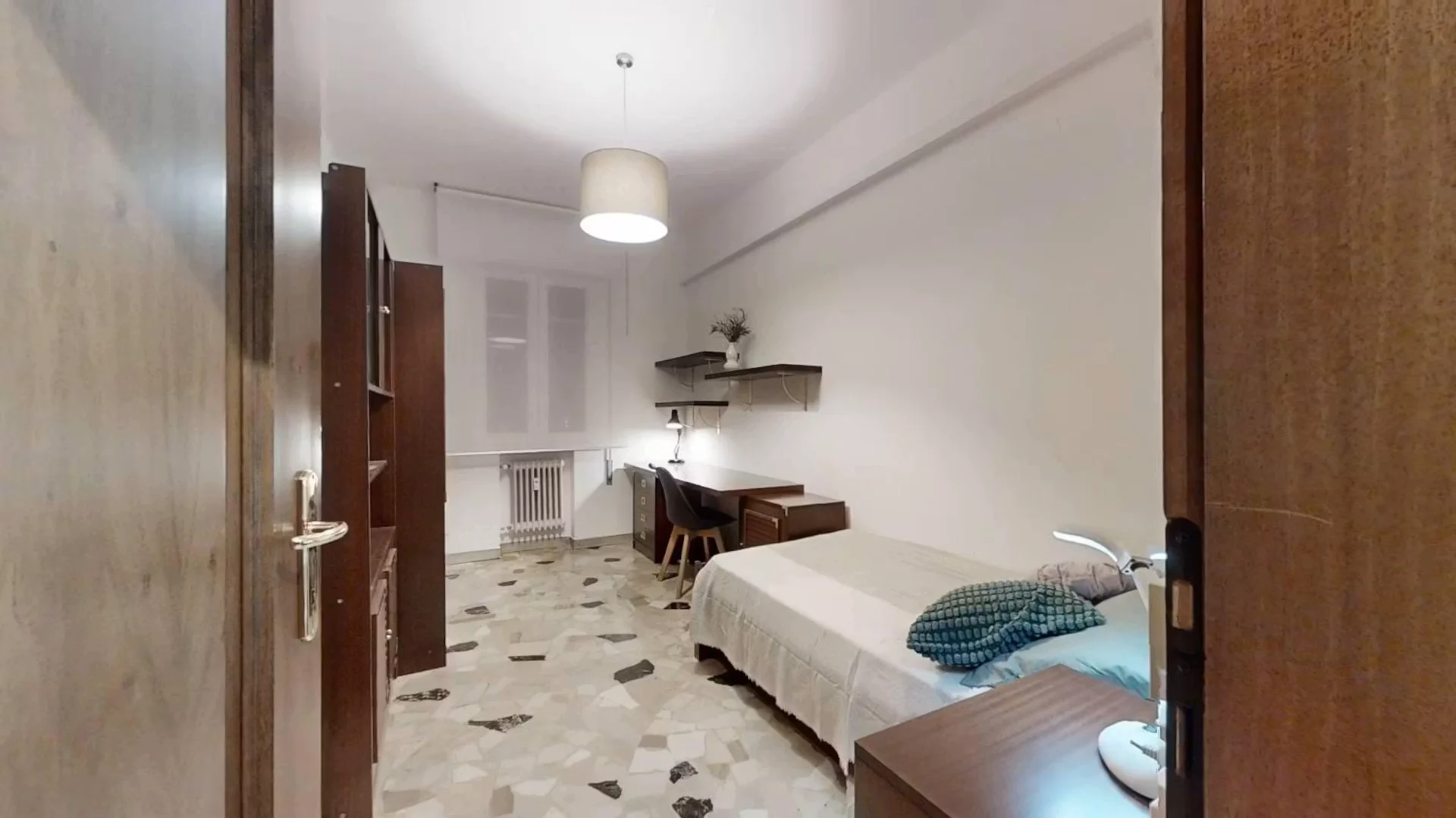 Affordable room for students with ample lighting in