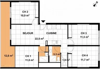 Habitación privada en Nice, 06200, imagen 20 de 20